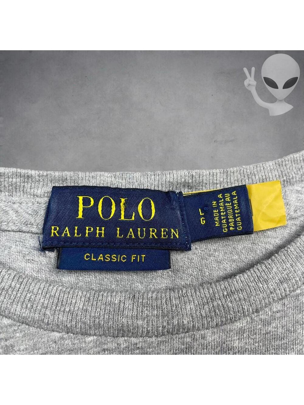 Polo Ralph Lauren Classic Fit Shirt Large Grey Polo Bear - Picture 4 of 5
